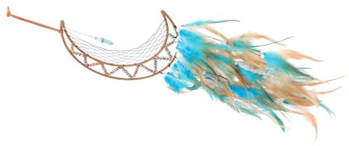 SOLUSTRE Handgefertigter Plume Dreamcatcher Wandschmuck Wanddeko für Schlafzimmer und Kinderzimmer für Kreative Wohnraumgestaltung und zur Einweihung