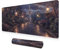 Tapis de Souris XXL 1400x600x3mm Grand Tapis Souris Paysage Vue de Nuit Mouse Pad Gamer, Mouse Pad à Bords Cousus, Base en Caoutchouc antidérapante, pour Gamer, Personnel de Bureau Les Cadeaux A-1