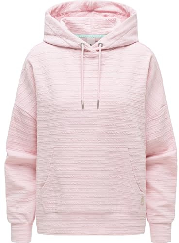 Ragwear Damen Leichter Hoodie Kapuzenpullover mit Verstellbarer Kapuze und Eingriffstasche vorne Pirita Crepe XS-3XL