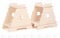 Rudolphs Schatzkiste Zubehör Schwibbogenuntersetzer, steckbar (2) Breite x Höhe x Tiefe 11,5 cmx12 cmx8,5 cm NEU Erzgebirge Schwibbogen Lichterbogen