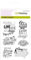 Clear stamps - CraftEmotions clearstamps A6 - birthday handlettering