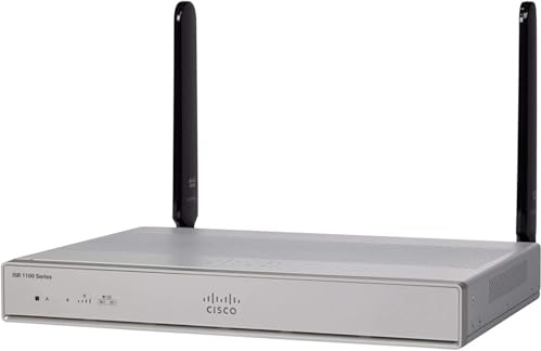 Cisco C1111-8PLTEEA Integrated Services Router 1100 mit 8 Gigabit Ethernet (GbE)-Dual-Ports, GE SFP Router mit LTE Advanced (CAT6), SMS/GPS, 1 Jahr eingeschränkte Hardwaregarantie (C1111-8PLTEEA)