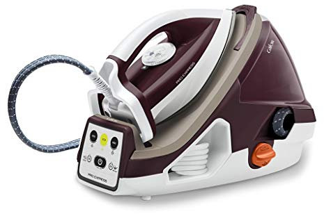 Calor Pro Express 2400W 1.6L Durilium Autoclean soleplate Burdeos, Blanco - Centro de planchado (2400 W, 6,6 bar, 1,6 L, 430 g/min, 120 g/min, Durilium Autoclean soleplate)