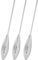 Sbirolino Forellenpose Bombarde Sbirulino Spirolino Pose Sinkend Set 3 Stück, Tragkraft Posen:6 Gramm