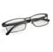 Mode Schwarz Kurzsichtig Gläser Metall Vollbild Myopie Brille - -3.0