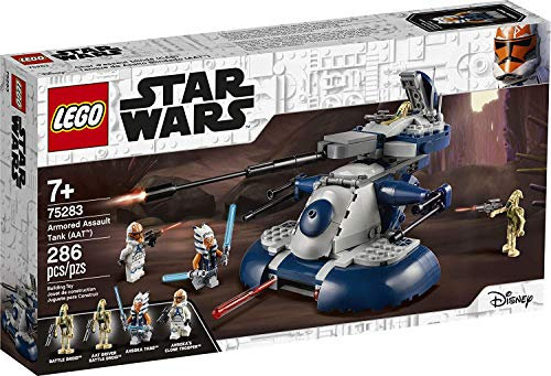 LEGO 75283 Star Wars Char d'assaut Blindé (AAT), Jeu de Construction, avec Minifigurine Ahsoka Tano, Droïdes de Combat, avec Sabre Laser, Idée Cadeau