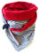 Tuch mit Knopf, Sommer- Schaltuch, Dreieckstuch, Wickelschal, Handmade in Deutschland