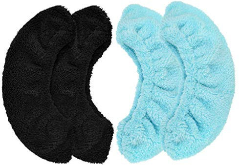 BESPORTBLE Kufenschoner Schlittschuhe 2 Paar Kinder Schlittschuh Deckt Elastische Hockey Schlittschuhe Wachen Plüsch Absorption Handtuch für Eishockey Schlittschuhzubeh?r Eiskunstlauf Schlittschuhe