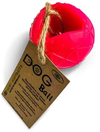Lasama Moby Dog Ball frei von giftigen Weichmachern und giftigen Inhaltsstoffen Hundeball (Leuchtpink)
