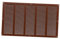500mm x 300mm Brown Metal Air Vent Grille