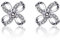Jewlldeen Ohrringe Damen Ohrstecker 925 Sterling Silber Twist-Würfel Liebe Set Ohrschmuck Zirkonia