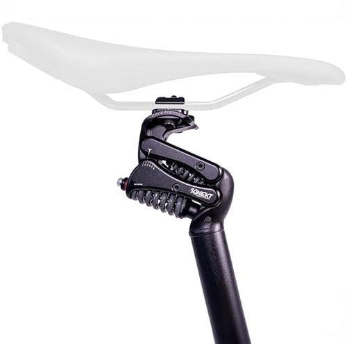 Kinekt Bodyfloat XR Aluminium Gefederte Sattelstütze (27.2 x 420), Schwarz