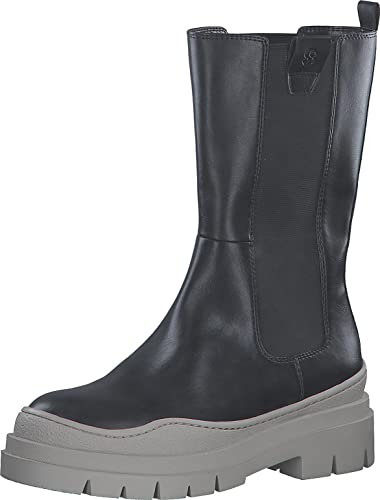 s.Oliver Chelsea-Stiefel 5-5-25432-29 Schwarz VEGAN