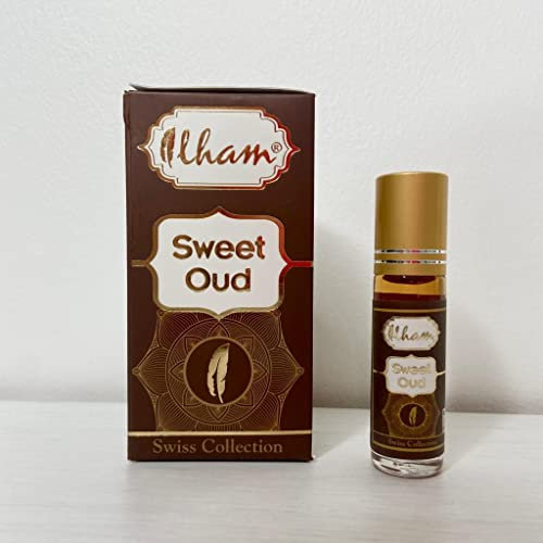Alham Swiss Musk Roll-on Kollektion ohne Alkohol (Sweet Oud)