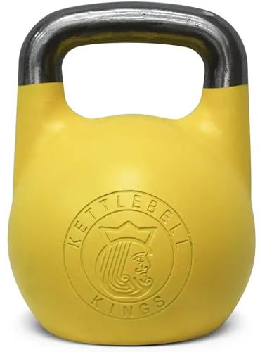 Kettlebell Kings | 33mm Competition style Kettlebell Weights For Women & Men | Designed For Comfort in High Repetition Workouts | Superior Balance For Better Workouts (32KG)