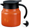Thermo Kaffeekanne, Isolierte Teekanne 1000 Ml Tee Wasser Trennung Abnehmbare Thermo Kaffee Teekanne f¨¹r Zuhause Wohnung B¨¹ro Camping (O)
