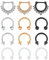 VF VFUN 16G Septum Piercing Für Damen Septum Piercing Jewellry 10mm Chirurgenstahl Daith Earring Cz Cartilage Helix Tragus Daith Piercing