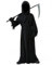 YIMOJOY Halloween Kostüm Gruselig Sensenmann Kostüm Kinder mit Sense,Masken,Handschuhe - Kinderkostüm Sensenmann Jungen Reaper Halloween Kostüm für Kinder Karnevals Cosplay(S:5–7 Jahre)