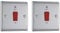BG Electrical NBS74-01 Switched Cooker Control Unit with a Power Indicator, 45 Amp, Brushed Steel (Pack of 2)