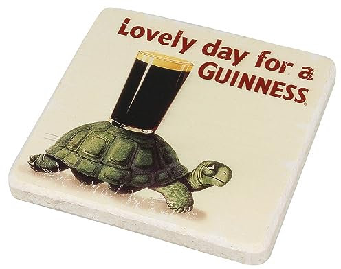 Guinness Stone Effect Coaster - Tortoise Design