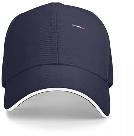BEABAG Basecap Italia Flagge Italien Italienisch Italiano Baseballkappe Trucker Hüte Sonnenhut Weihnachtshüte Mützen für Männer Damen