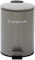 simpa 3L 3 Litre Matt Dark Grey Slim Soft-Closing Pedal Dustbin.