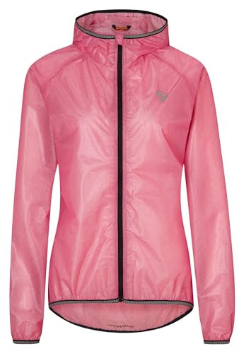 Ziener Natina Veste de Pluie-Vélo-VTT-Extérieur-Imperméable, Respirant, Super léger, Rose Bonbon, 48 Femmes