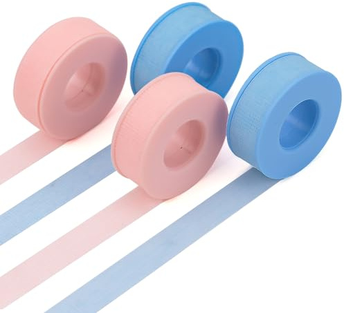 Obeyalash 4 Rollen Micropore Tape Wimpern Tape für Wimpernverlängerung Bandm Wimpern Isolations Klebeband für Wimpern Lash Extension
