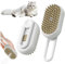 Brosse à Vapeur Électrique pour Chiens et Chats: Soins Pelage, Démêlage, Massage Relaxant, Hygiène Domestique, Élimination des Nœuds, détente à Domicile