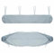 Sileduove Funda protectora para toldo, bolsa de almacenamiento para exteriores, protección contra el polvo, resistente al agua (2 m gris)