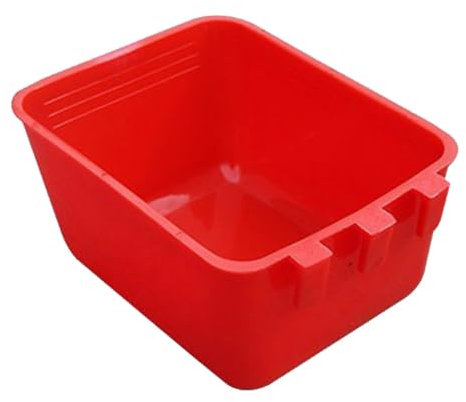 Vogelkäfig-Futternapf – Drahtkäfig-Futterstation für Hühnerfutter – Bewässerung Schale für den Innenbereich, Haustier, für Kaninchen, Sittiche, Huhn, Papagei