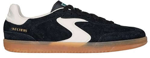 Skechers Men's Hotshot-Azir Sneaker, Schwarz / Natur, 45.5 EU