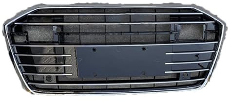 byjgs Frontstoßstange Radiator Kühlergrille für Audi A6L C8 2019 2020 2021 A6, Auto Frontstoßstangengrill Kratzfest Front Bumper Grille Grill,A