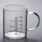 Taza medidora, vidrio transparente 250 ml Taza medidora de vidrio for café, leche, harina, líquido, taza medidora de cocina, taza mezcladora, taza de agua, utensilios de cocina, herramientas for cocin