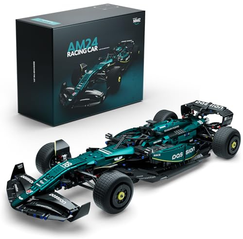 Nifeliz AM24 - Juego de construcción de Autos de Carreras de Fórmula 1, Juego Coleccionable a Escala 1:8 para Adultos, Modelo de construcción y exhibición auténticamente detallado para decoración del