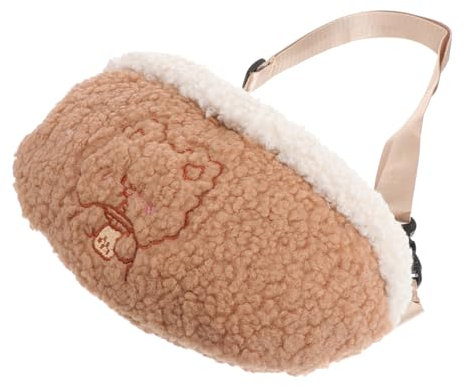 VALICLUD Bärenmuster Hüfttasche Aus Hochwertigem Material Damen Hüfttasche Schlichte Bauchtasche Zum Einkaufen Und Reisen Für Handy Geldbörse Und Schlüssel