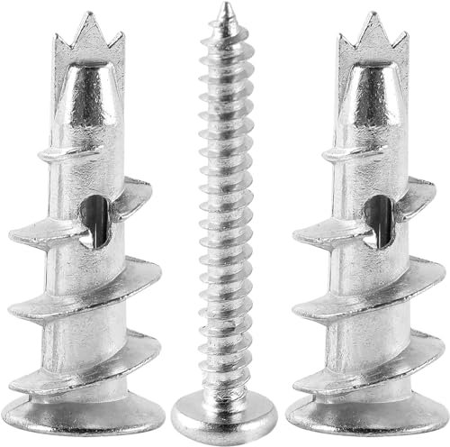40 Stück Trockenbau Dübel – Selbstbohrende Rigipsdübel für Gipskarton, Beton, Ziegel und weitere Anwendungen