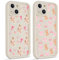 Phoona 2 packs Bow Tie Bear Rabbit Print Phone Case for iPhone 13 mini 5,4'', Cute Pattern Aesthetics Design with Full Camera Lens Cover, Soft Shockproof Protective Funda for Women Girls