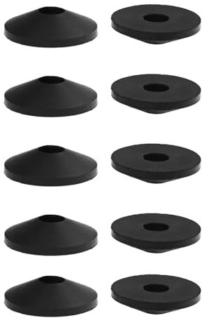 Kegelförmige abgeschrägte Unterlegscheiben, WC-Tank zu Schüssel, Dichtung für WC-Tank-Reparatur, 10 Stück (25 mm Durchmesser)