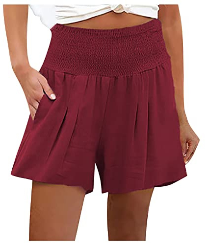 Femme Shorts Pantacourt Femme Short Noir Femme Chic Short Femme Ete Grande Taille Vetement Femme Solde Short A Paillette Femme Bermuda Blanc Femme Short Femme Chic Short Rouge 4XL