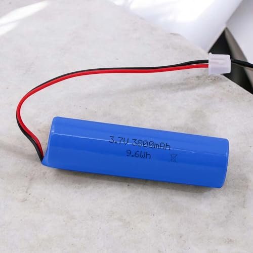 3.7V 1800-mAh Lithium-Ionen Akku XH-2.54 2P Stecker, Li-Ion Batterie u. a. f. RC Auto, Spielzeug, Beleuchtung, Bluetooth-Geräte, DIY-Bausatz, Elektronik, Lautsprecher, Kamera, Taschenlampen, Werkzeug