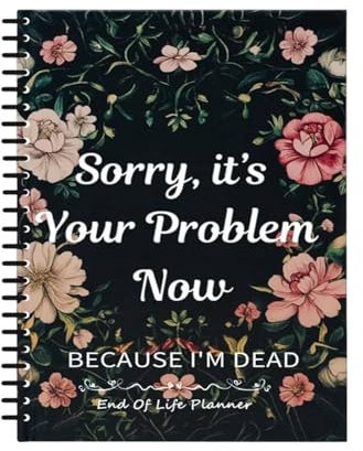 Notebook di end of life planner - Notebook Organizzatore degli desideri finali | Articolo di fine vita Organizzatore di workbook per gli affari degli affari e gli ultimi desideri