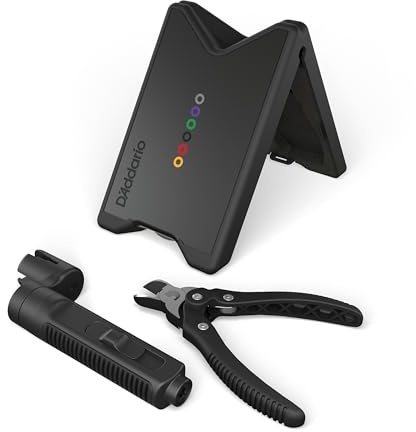 D'Addario Tour Grade Saitenwechselset | Das D'Addario Saitenwechselset enthält wichtige Werkzeuge für schnelle Wechsel, sauberes Setup und zuverlässige Wartung.