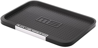 Rieoany Antirutschmatte Auto Armaturenbrett, Anti Rutsch Pads aus Weichem Silikon, Ablage für Handy Schlüssel Sonnenbrille, Universelle Armaturenbrett Ablage, 16.8x11.5x1.2cm, Schwarz