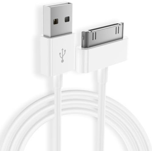 Wanme Charger for iPhone 4 /4s /3G /3GS & iPad 1 2 3 & iPod Touch 4 3 2 1 Classic/Nano 2 3 4 5 6 (White, 1Pcs)