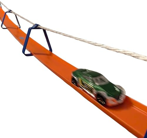 Hängebrücke kompatibel mit Hot Wheels. 9 Adapter für Neue, aufregende Rennstrecken.