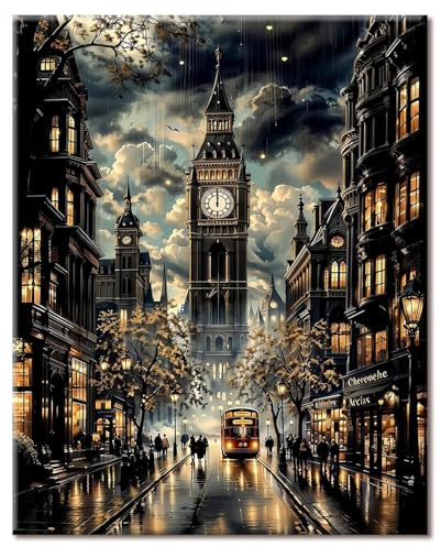 Jigsaw Puzzles for Adults 1000 Big Ben 1000 Piece Jigsaw Puzzles for Adults 27.56 x 19.69 Inch, Dust-Proof Design Puzzle to Relieve Stress Suitable Wall Art and Gifts with 1:1 Poster