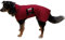 Beckers Beste Tiernahrung - Wasserdichter Hundemantel Bordeaux mit individueller Größeneinstellung - Regenmantel - Hundejacke für kleine, mittelgroße und große Hunde