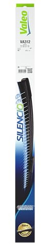 VALEO Silencio Original Aquablade Wiper - VA312 - Kit of Best-in-Class Cleaning and Wiping Performance Heated Wiper Blades 600mm/500mm - Front - Set of 2 Wiper Blades - 572312