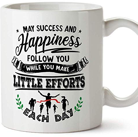 Mugffins Motivation-Kaffee-Tasse (auf Englisch) - May Success and Happiness Follow You...